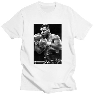 เสื้อยืดแขนสั้น พิมพ์ลายโปสเตอร์ Mike Tyson 3 มิติ แฟชั่นฤดูร้อน สไตล์เรโทร สําหรับผู้ชายS-5XL