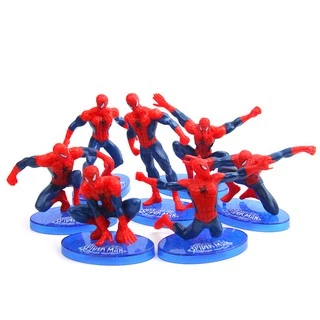 โมเดล SpiderMan เซ็ต7ชิ้น