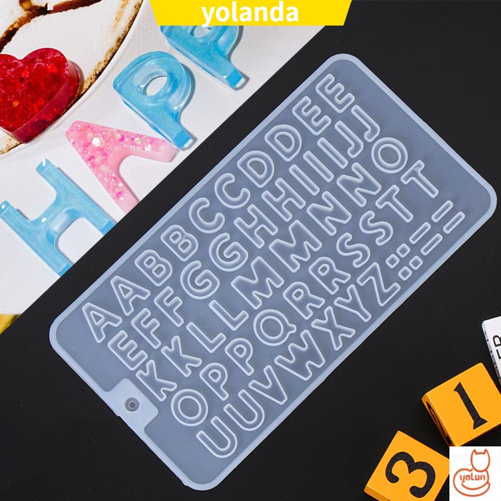 UV Epoxy Letters Resin Mold Casting Molds Silicone Mould Jewelry Making Tools