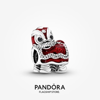 Pandora จี้รูปสิงโตจีน ของขวัญวันเกิด สําหรับสุภาพสตรี p825