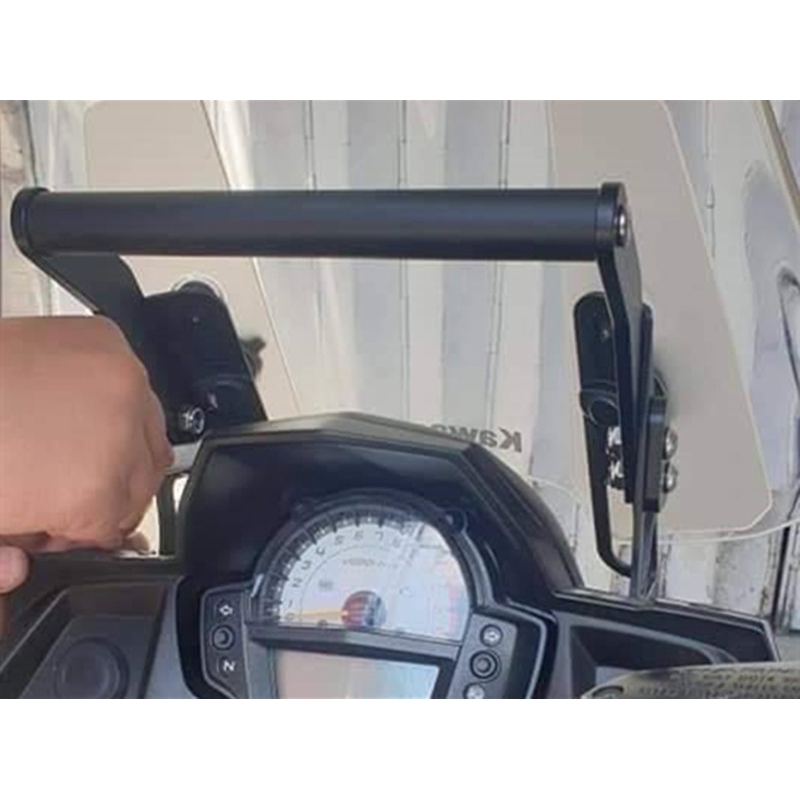 รถมอเตอร์ไซด์สําหรับ Kawasaki Versys 650 2015 2016 2017 2018 2019 2020 2021 โทรศัพท์มือถือ GPS แผ่นขาตั้งผู้ถือโทรศัพท์สนับสนุน - รูปที่ 5