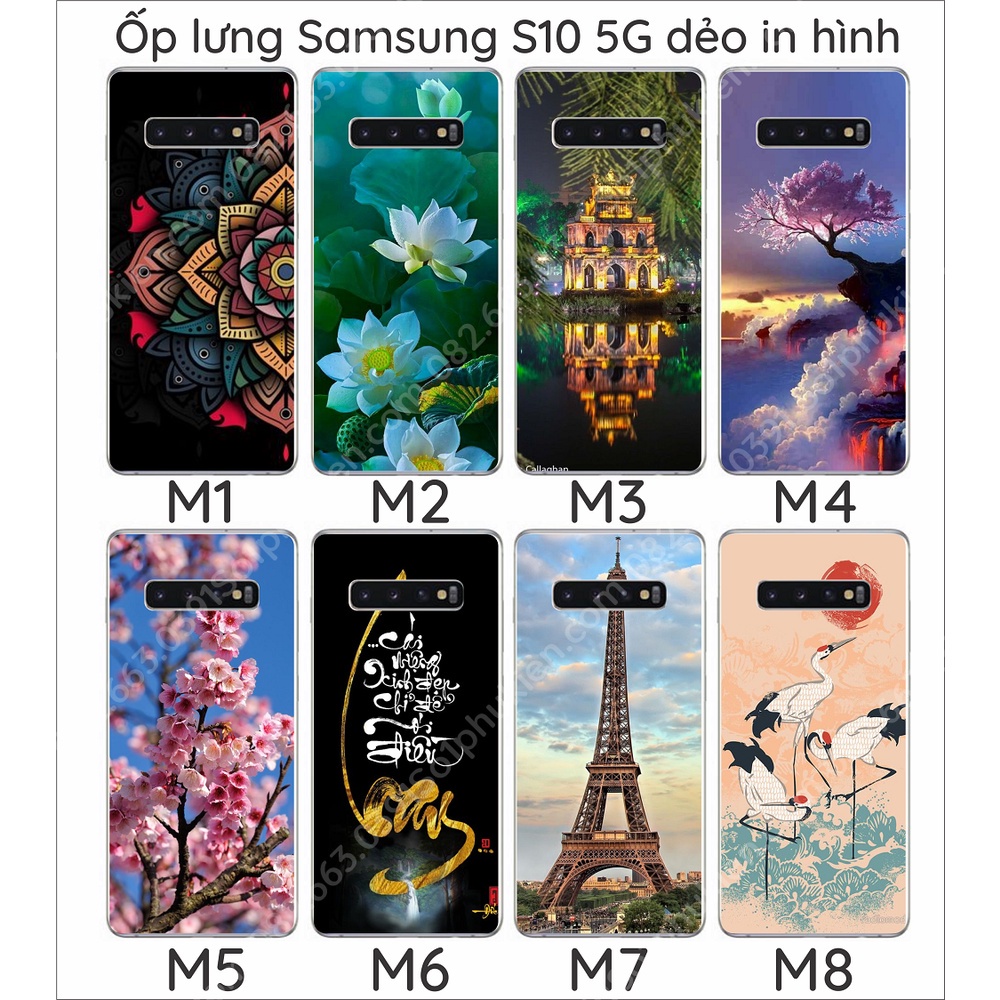 เคส Samsung Galaxy S8 / Galaxy Note8 / Galaxy Note9 / S10 / S10e / Galaxy S10 + / S10Plus / S10 5G พร ้ อมพิมพ ์ ลายภูมิทัศน ์ ยืดหยุ ่ น