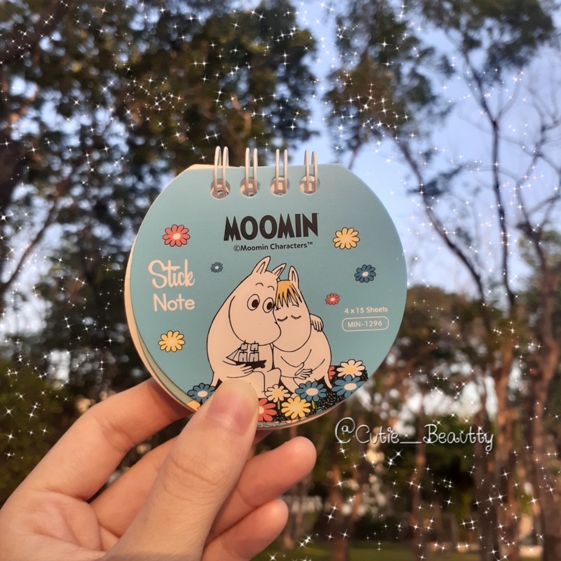 Moomin stick note แบบวงกลม