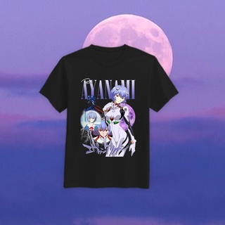 Rei AYANAMI EVANGELION เสื้อยืด ใส่ในบ้าน