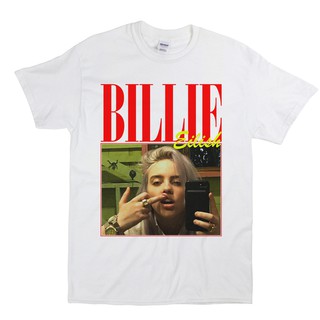 ถูกสุดๆBillie Eilish - Wish You Were Guy / Unisex / Billie Eilish เสื้อยืดลําลองสําหรับ Unisex แขนสั้นคอกลมพิมพ์ลายรหัสเ