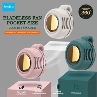 Portable Clip-On Hanging Waist Small Whirlwind Fan Rechargeable Outdoor Silent 3 Speeds Personal Fan