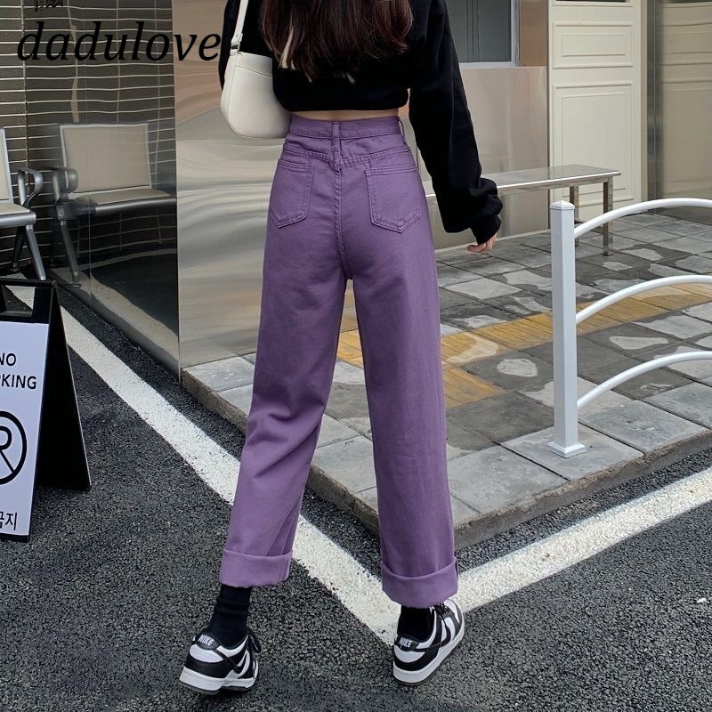 DaDulove 2022 New High Waist Jeans Loose Korean Version Niche Wide Leg Pants Fashion plus Size Women's Clothing #4