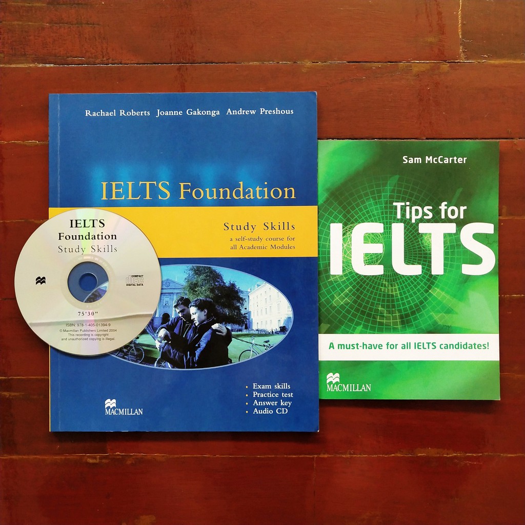 หนังสือ คู่มือเตรียมสอบ IELTS Foundation Study Skills (Academic) + 1 CD / Tips for IELTS ไอเอล ครบจบ