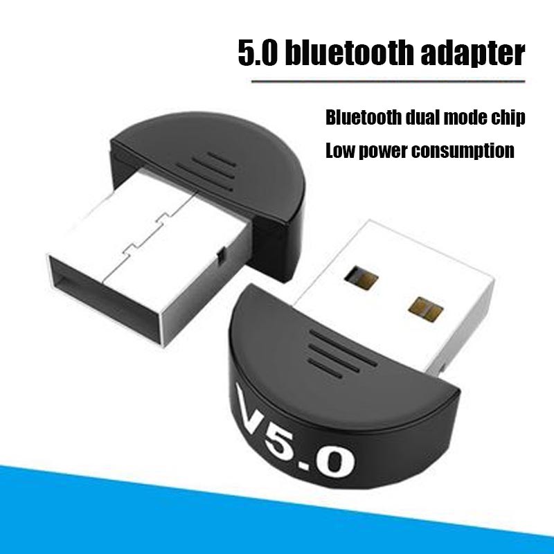 ตัวรับสัญญาณบลูทูธ 5.0 Mini USB Bluetooth V5.0(สีดำ) j101_ ThaiPick