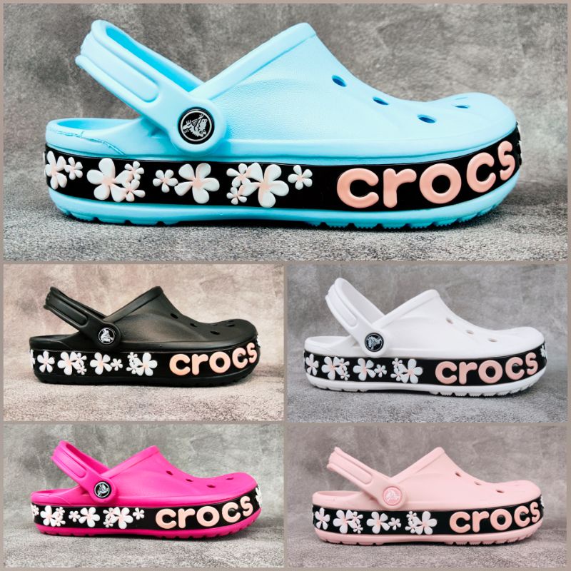 รองเท้าแตะ Crocs Bayaband Graphic II | Crocs Baya Bunga | ดอกไม้เบยาแบนด์ | รองเท้าแตะ Bayaband | จร