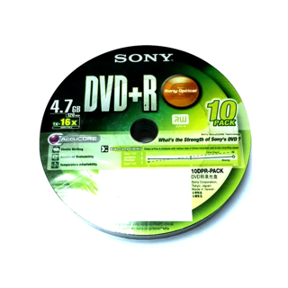 แผ่นดีวีดีเปล่า SONY DVPW (PACK 10)