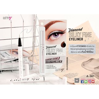 Ashley Diamond Silky Fine Eyeliner #A391 ไลเนอร์ ปากกา เมจิค กากเพชร