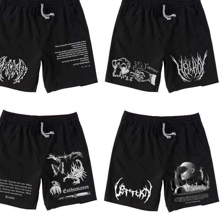 (DIRECTLY ATC..) ลาย Letstucy boxer / distro boxer / กางเกงขาสั้นผู้ชายและผู้หญิง