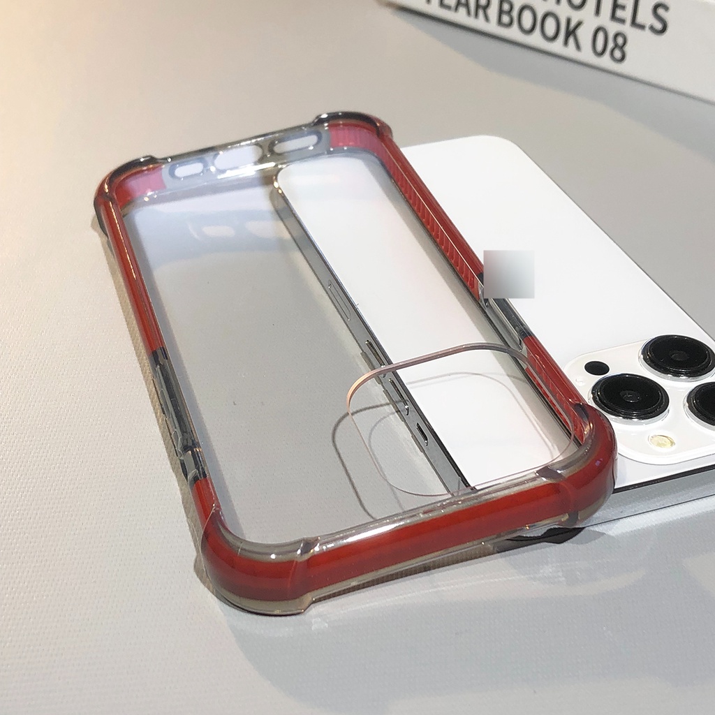 เกรดสูงหนาถุงลมนิรภัยสําหรับIphone 16 15 14 13 12 11 Pro Max X Xr Xsmax 6 6s 7 8 Plus SE 2022 สบายรู้สึกส่วนบุคคลCreativeอะคริลิคกรณี
