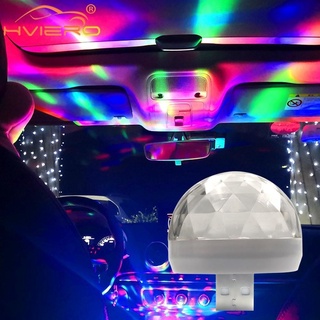 (mini portable usb led ไฟตกแต่งภายในรถยนต์ (dj rgb ไฟดิสโก้ที่มีสีสัน)