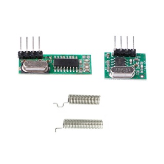 Capa ชุดโมดูลรับส่งสัญญาณ RF 1 ชุด พร้อมเสาอากาศ 2 เสาอากาศ 433Mhz Superheterodyne