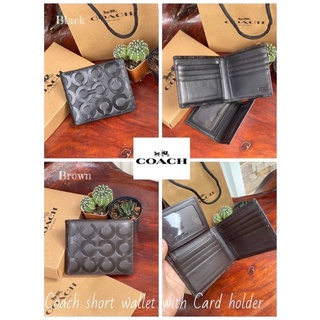 Coach short wallet with Card holder