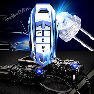 เคสรีโมทรถยนต์ Honda Smart Sport Style Dragon Key Case Exclusive Version LED Key Chain สมาร์ทคีย์ Smart Key 10 Generatio