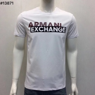 [S-5XL]Armani Exchange เสื้อยืดแขนสั้นลําลอง เข้ากับทุกการแต่งกาย แฟชั่นสําหรับผู้ชาย