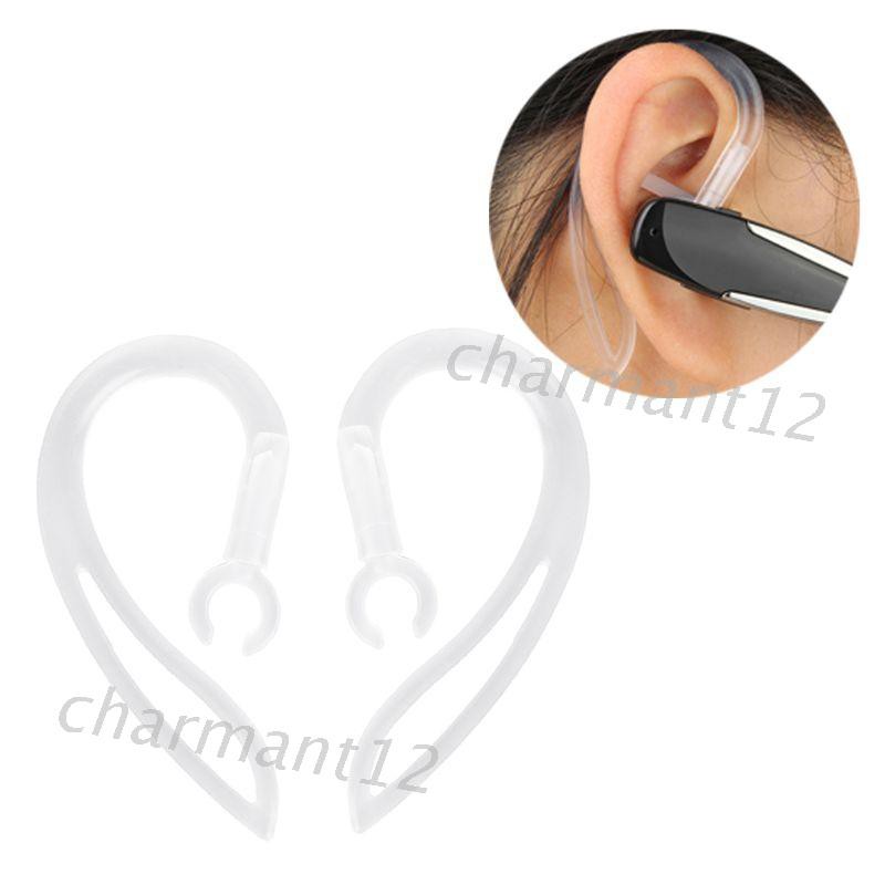 6mm Bluetooth-compatible Earphones Soft Silicone Ear Hook Clip