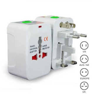 Universal Adaptor Plug ปลั๊กเดียวเที่ยวทั่วโลก ครอบคลุมมากกว่า 150 ประเทศ