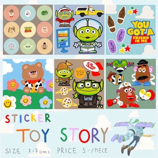 สติกเกอร์ ทอยสตอรี่ (Sticker Toy Story) ถูกที่สุดพร้อมส่งในไทย เนื้อPVC เงา กันน้ำ ไดคัท