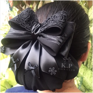 #โบว์ติดผม#กิฟติดผม#เนตผม#แฮร์พีท#โบว์ผูกผม#Bow#snood net