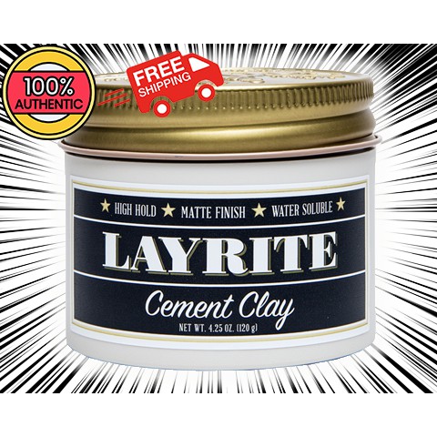 Layrite Cement Clay 4.25 oz. (ของแท้ 100% + มีเลขจดแจ้ง !!!)