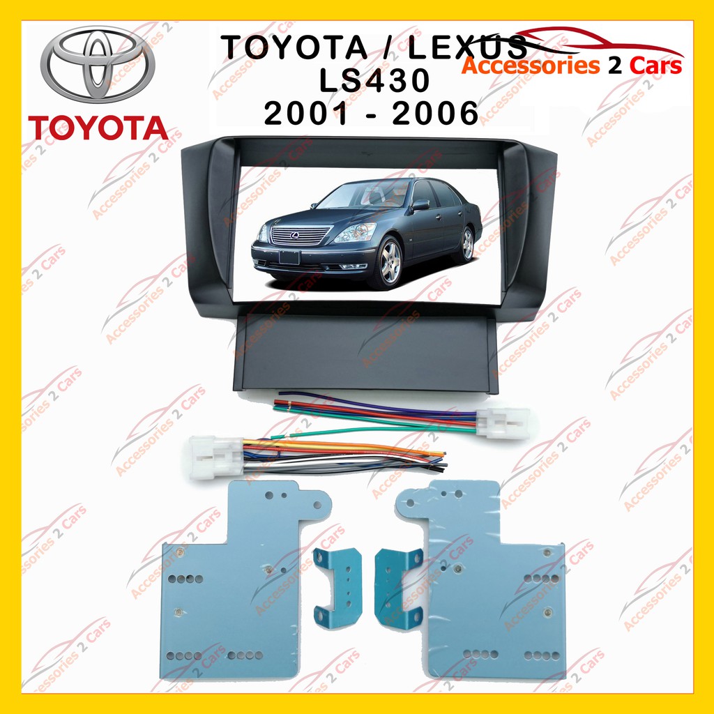 กรอบหน้าวิทยุ TOYOTA LEXUS LS430 1997 รหัส NV-LE-002