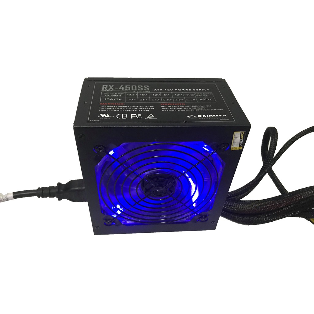 Psu Raidmax RX- 450SSW Full มือ2 มีไฟ