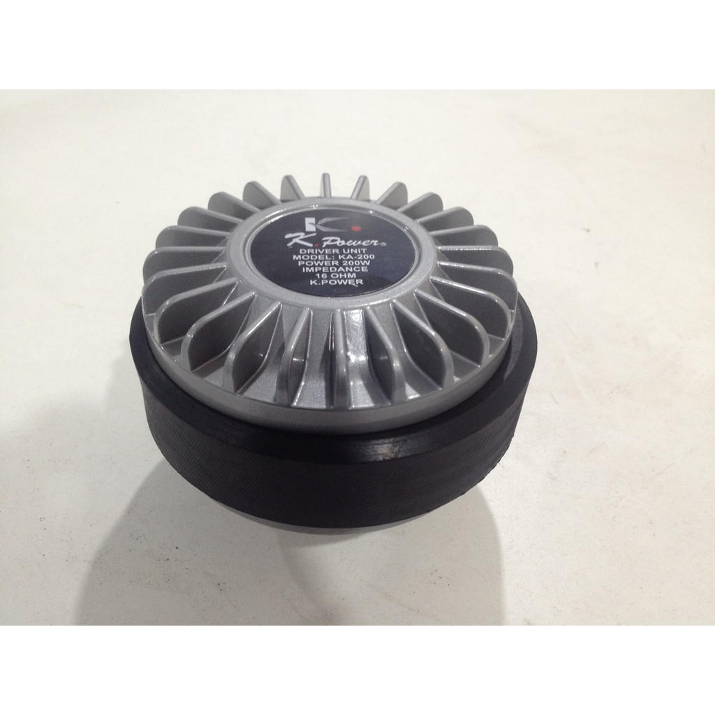 ดอกลำโพง ฮอร์น เสียงกลาง K . Power KA-200 Driver Unit Impedance 16 OHM 200 W Frequency 200 Hz - 6 KH