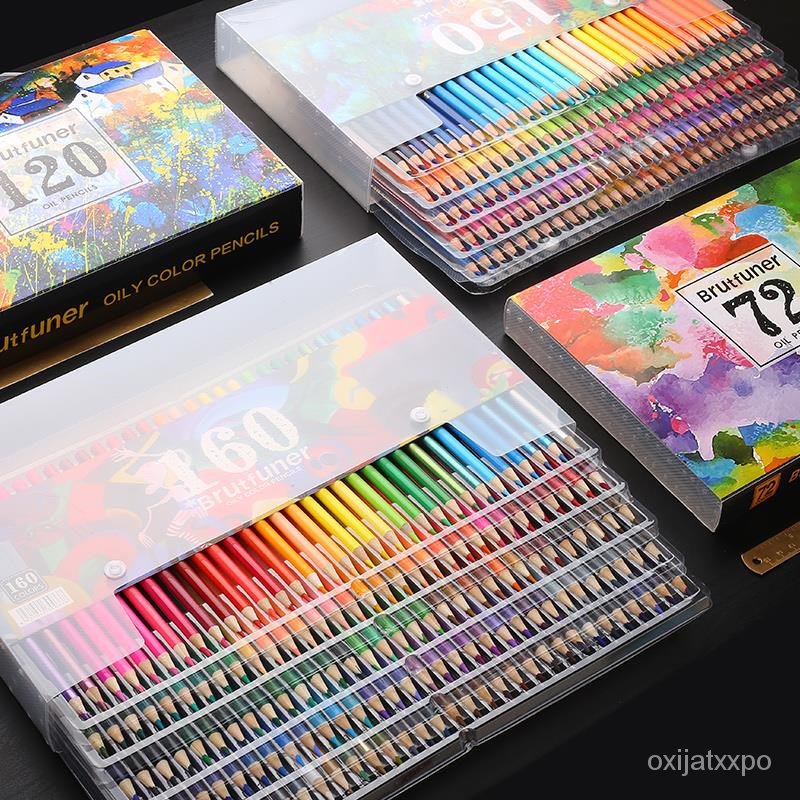 Multicolour Professional Oil Color Water Color Pencils Set Artist Painting Sketching Wood Color Pencil School Art Suppli 1 022