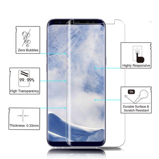 ฟิล์มกระจก เต็มจอ กาวขอบ ซัมซุง เอส9 สีใส Full Frame Tempered glass for Samsung Galaxy S9 (5.8") Clear