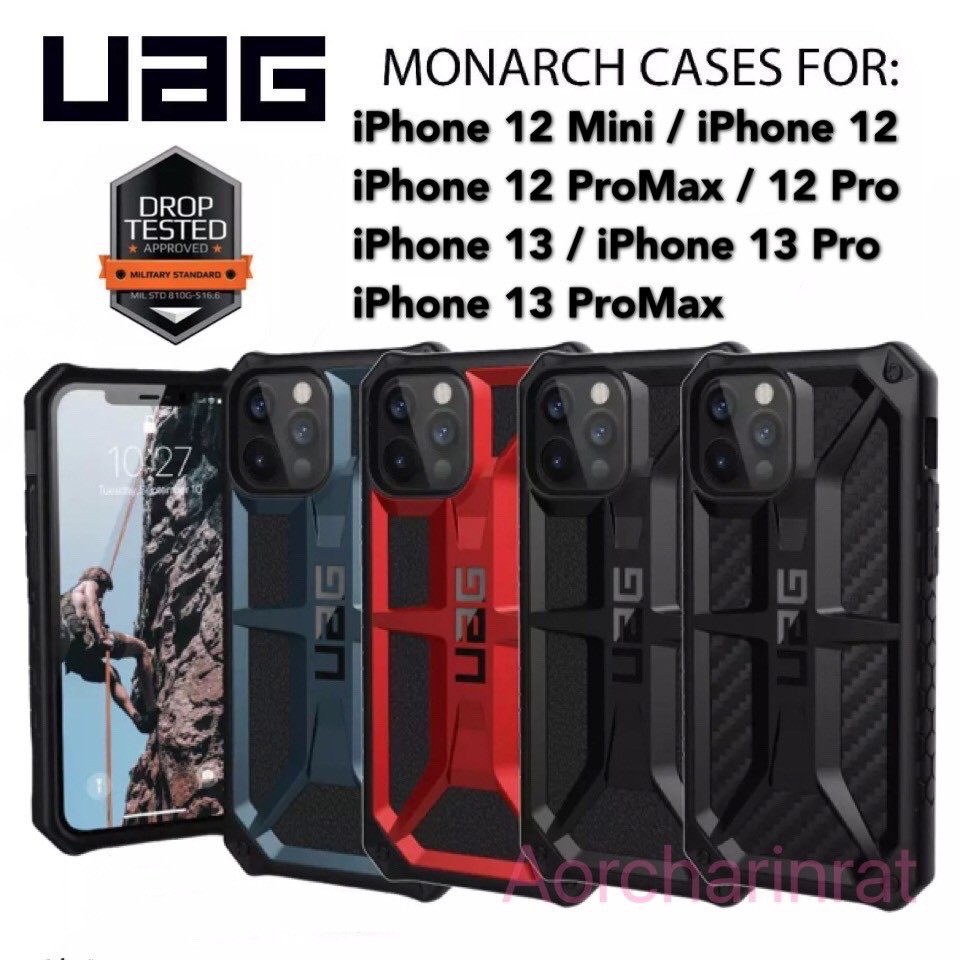 UAG Monarch Case iPhone 13/13 Pro/13 Pro Max เคสกันกระแทกดีเยี่ยม เคสมือถือไอโฟน12 Mini/12/12Pro/12 Pro Max