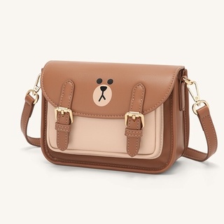 กระเป๋าสะพายข้าง Mexican รุ่นหมีบราวน์ ไลน์เฟรนด์ Mexican Line Friends Shoulder Bag Messenger Bag