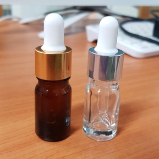 ขวดแก้ว 5ml ,ขวดดรอัปเปอร์,ขวดหยด,ขวดแบ่ง