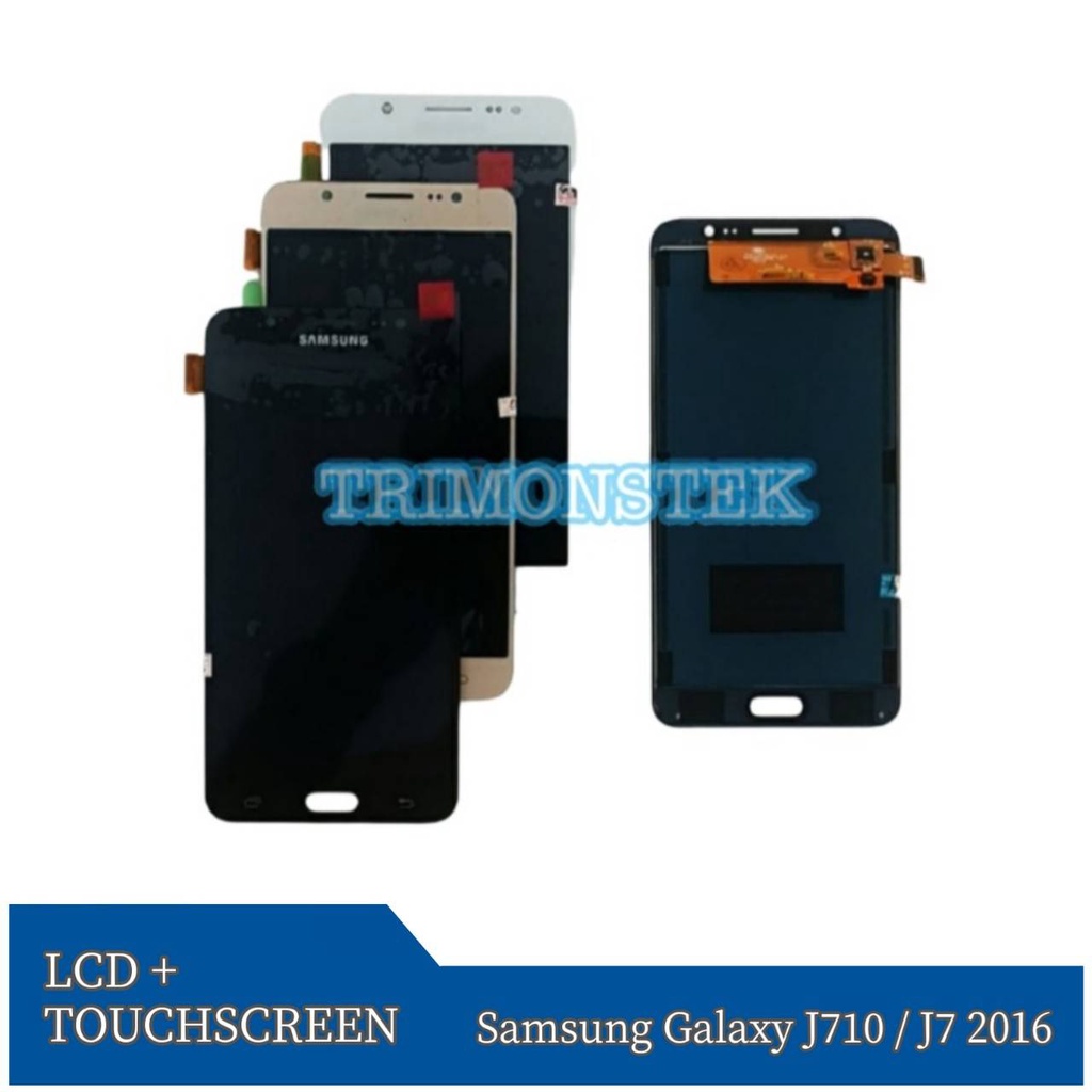 หน้าจอสัมผัส Lcd สีตัดกัน สําหรับ Samsung Galaxy J710 J7 2016 TFT