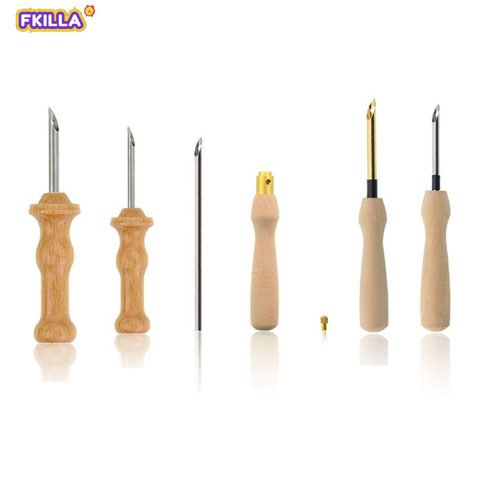 FKILLA Home Garden Poke Embroidery Needles DIY Sewing Tools Knitting
