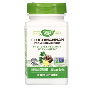 Natures Way, Glucomannan Konjac Root, 665 mg, 100 Vcaps