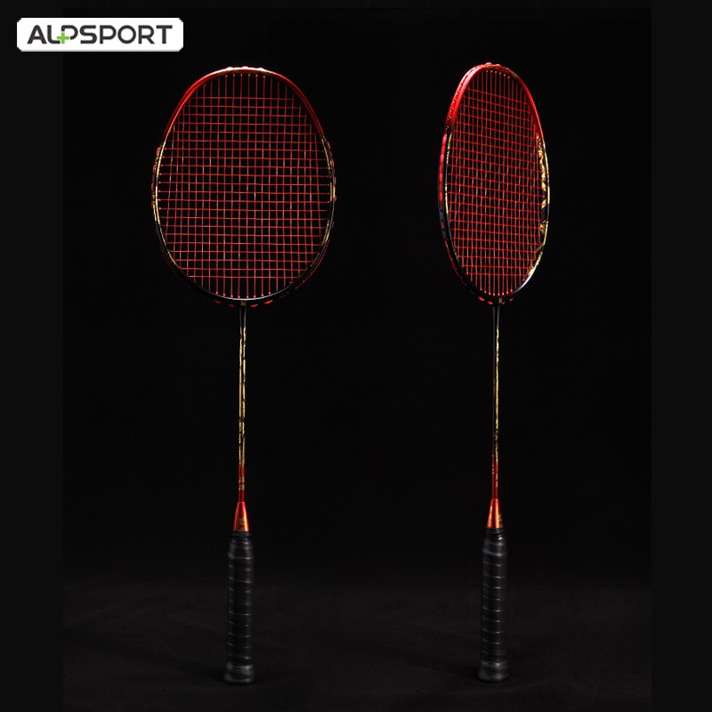 ALP QY 4U Max 35Lbs Golden Dragon 100 Full Carbon Fiber Badminton ...