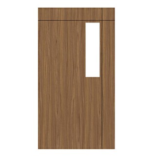 Elder door UPVC DOOR PARAZZO ED FROSTED GLASS 100X200CM WALNUT Door frame Door window ประตูผู้สูงอายุ ประตู UPVC PARAZZO