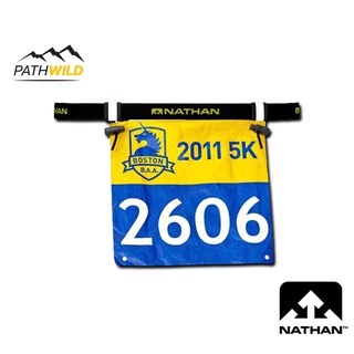 สายคาดเอวติดเบอร์วิ่ง NATHAN RACE NUMBER BELT 2.0 สีดำ