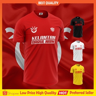 พร้อมส่ง เสื้อกีฬาแขนสั้น ลายทีม JERSI KELANTAN Jersey แฟชั่นฤดูร้อน สําหรับวิ่งกลางแจ้ง