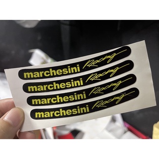 สติกเกอร์ ขอบล้อ marchesini racing