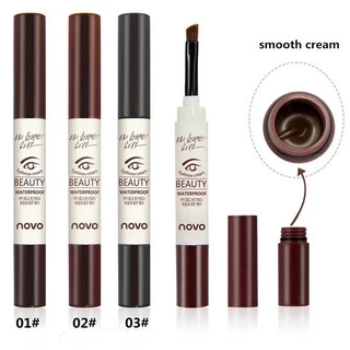 ( มีส่งด่วน ) เจลเขียนคิ้ว NOVO BEAUTY EYEBROW GEL 3g เจลคิ้ว กันน้ำ