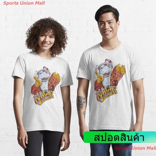 สบายๆ ภาษาญี่ปุ่น women ตลก ผ้าฝ้ายแท้ Nacho busines Essential T-Shirt คู่รัก เด็กผู้ชาย เสื้อยืด เสื้อคู่