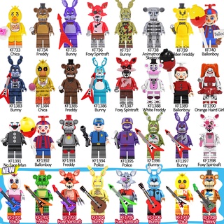 Five Nights at Freddys บล็อคตัวต่อฟิกเกอร์ ขนาดมินิ ของเล่นสําหรับเด็ก KF6071