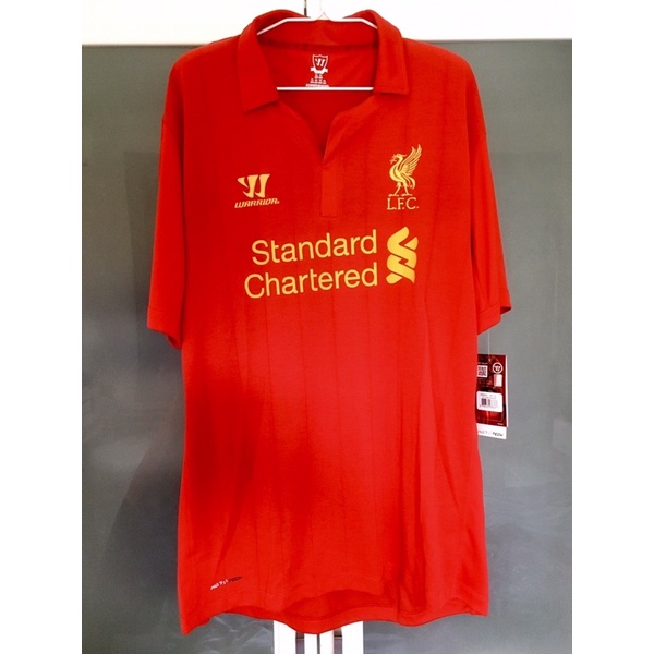 LIVERPOOL 2012/13 RED TRAINING POLO BY WARRIOR SIZE MEN'S SMALL BRAND NEW 