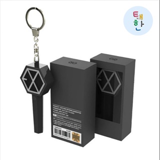 ✅พร้อมส่ง [EXO] EXO MINI LIGHT STICK KEYRING (BLACK)