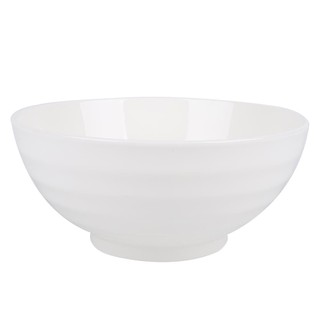 Food dispenser CERAMIC BOWL KECH SNOW LOOP 8" Tableware Kitchen equipment อุปกรณ์ใส่อาหาร ชามเซรามิก KECH SNOW LOOP 8 นิ